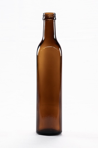 [AM20002] BOTELLA CUADRADA 500cc (AMBAR)