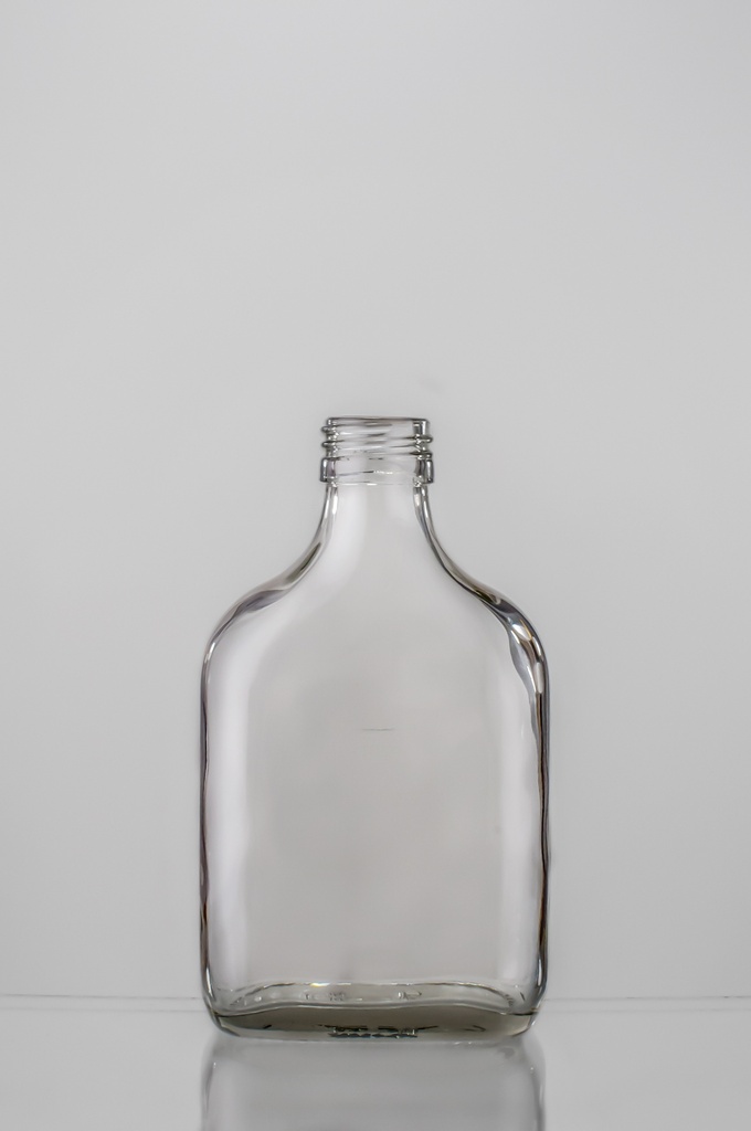 [20025] BOTELLA PETACA 200 CC CRISTAL